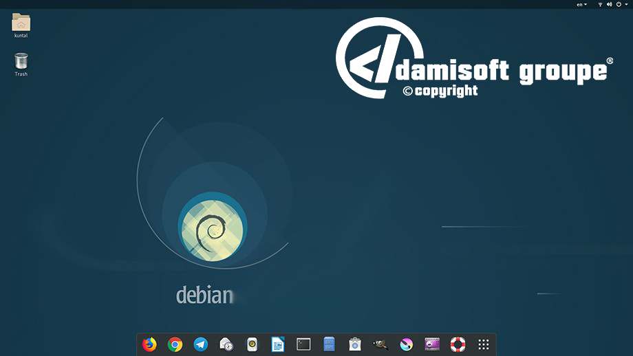 debian Linux Desktop 2023 Logo Cover Slider