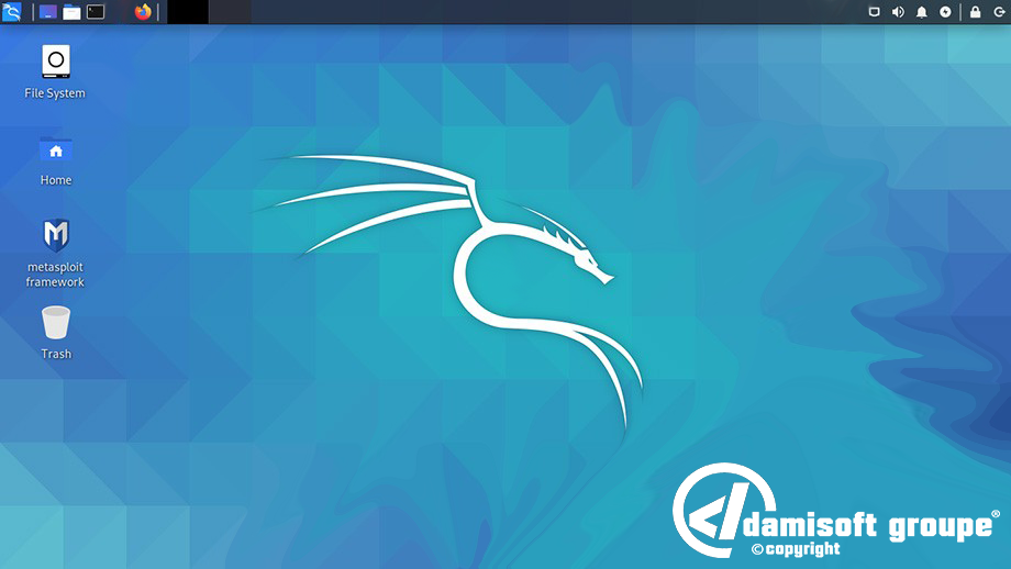 Kali Slider Linux Damisoft 2023 Logo Cover Original