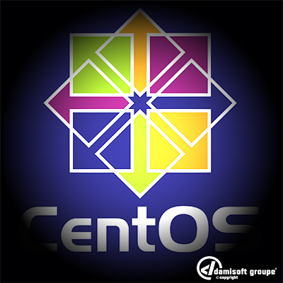 CentOS Damisoft Logo Linux 2023