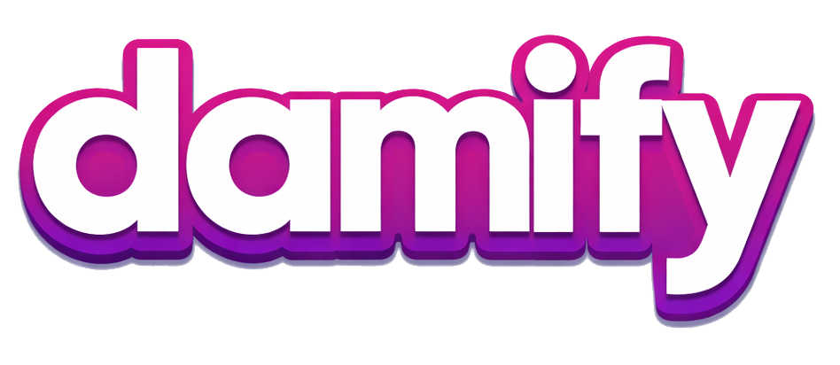 damify Schriftzug 2026 log Original png