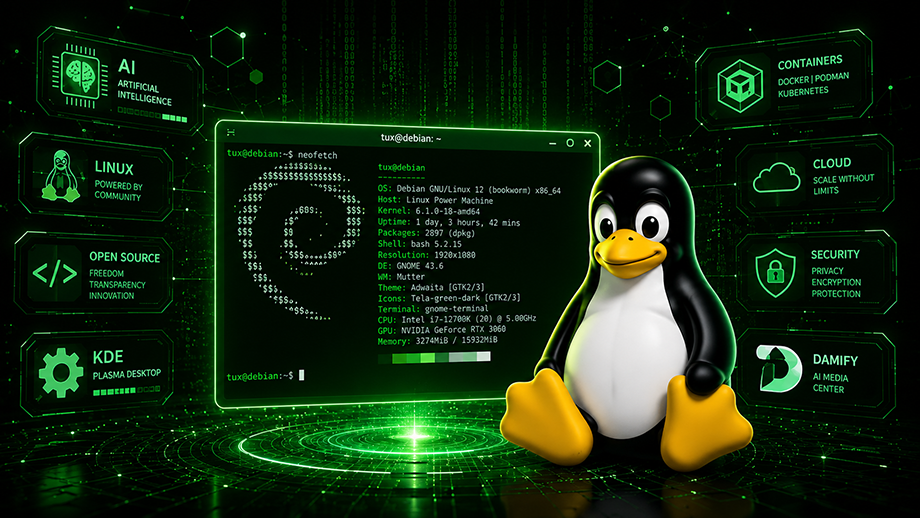 Silder Terminal Console Shell Tux Damisoft Original