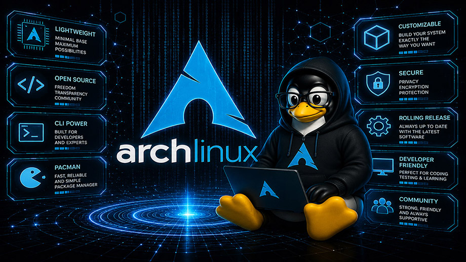 920 518 Titel Damisoft Arch Linux Rolling Original 2026