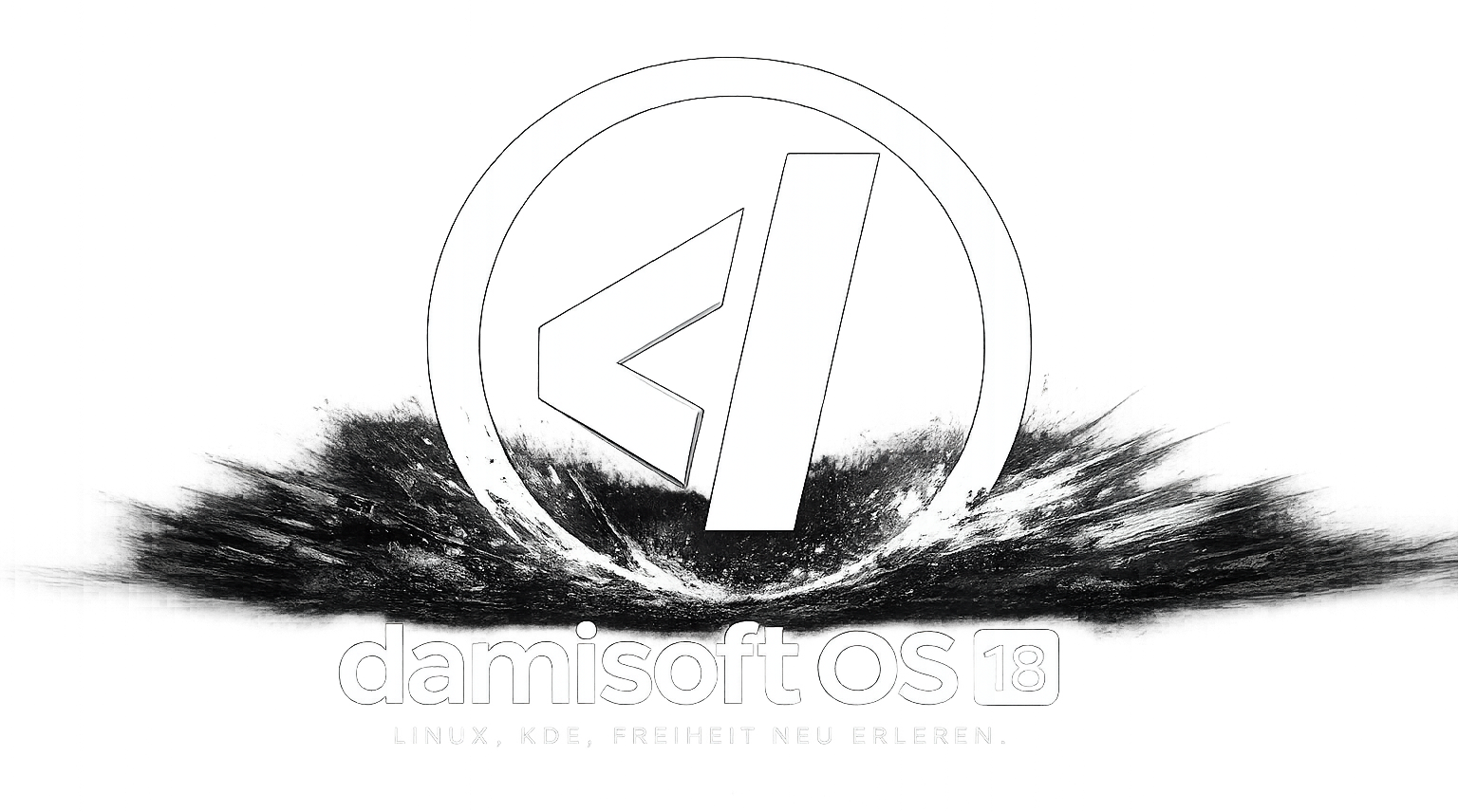 Damisoft OS 18 Linux KDE Damisoft OS 18 Linux KDE Plasma Logo Groupe Original 2026