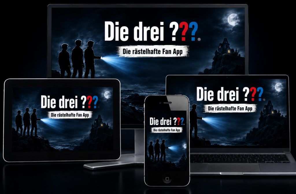Die drei Fragezeichen Fan App Die drei Fragezeichen App Android Damisoft Original 2026