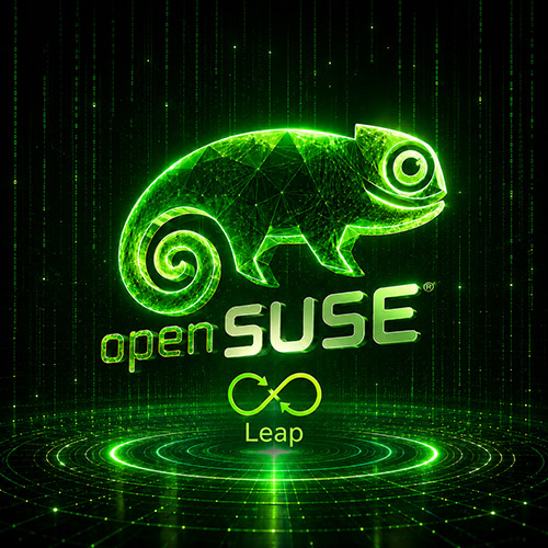 Leap openSUSE Linux Download Button Icon Damisoft Original 2026