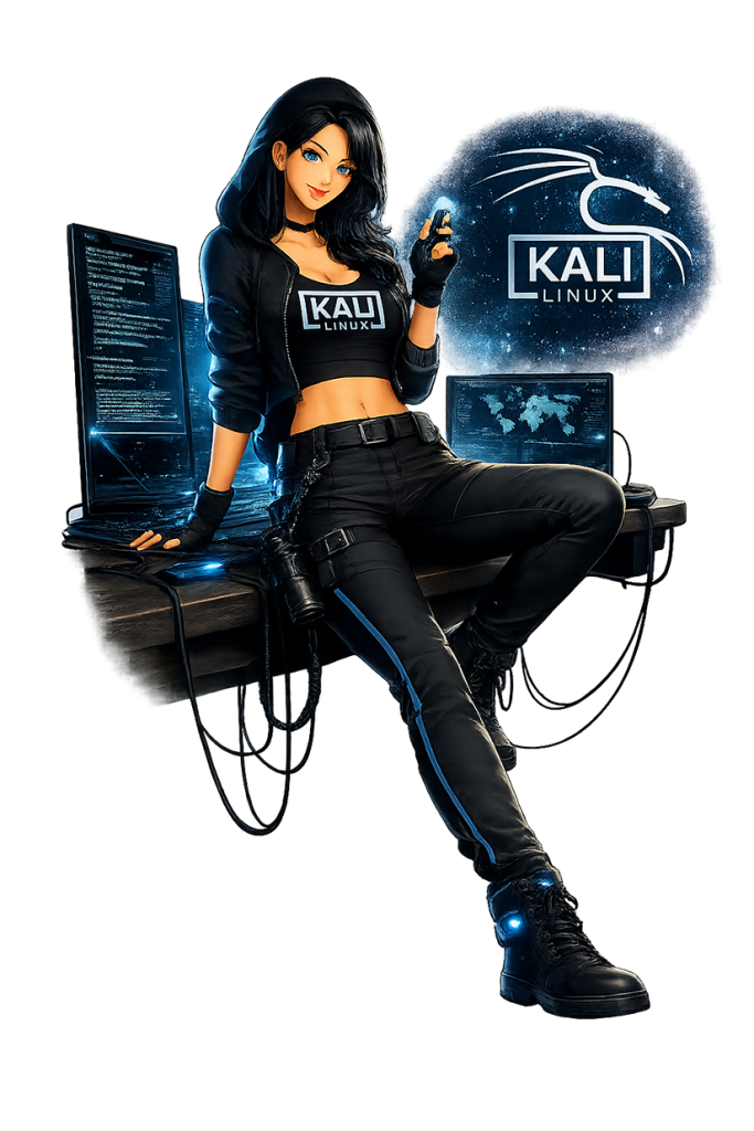 Kali Linux Super Tux Girl Damisoft Desktop PC Original 2026
