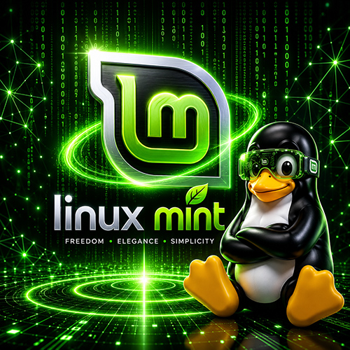 Linux Mint Damisoft Logo Icon Tux Original 2026