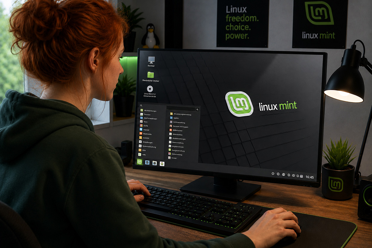 Linux Mint Damisoft Desktop PC Original 2026