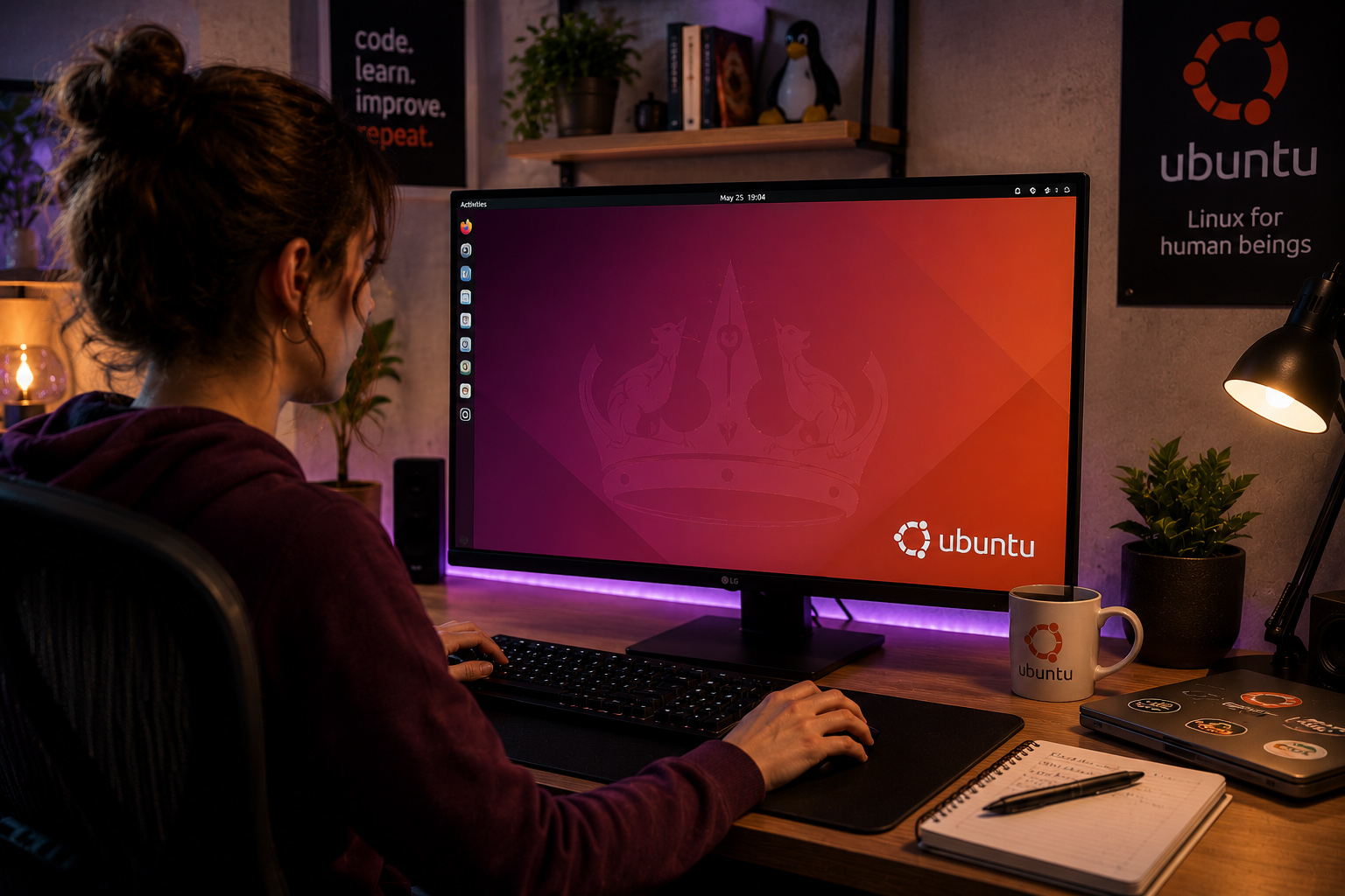 Linux Ubunt 26.04 Desktop PC Linux Ubuntu Userin Desktop PC Damisoft Original 2026