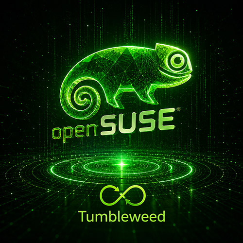 Tumbleweed openSUSE Linux Download Button Icon Damisoft Original 2026